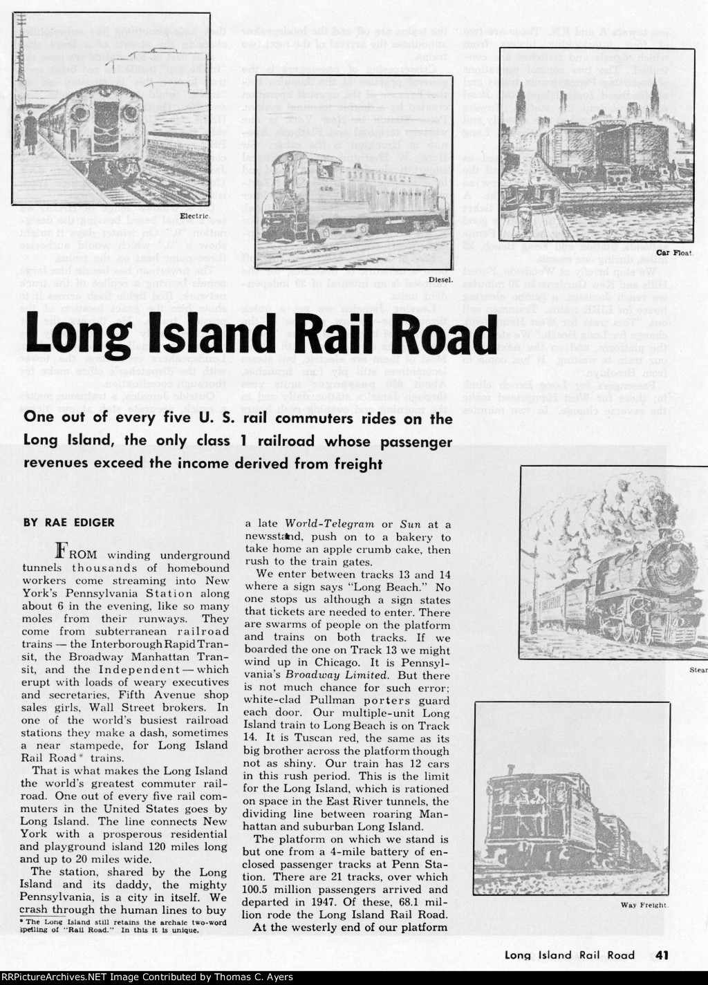 "Long Island Rail Road," Page 41, 1949